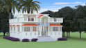 design a realistic, attractive house exterior and 3d render