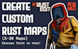 create custom maps for your rust server