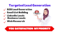 do  b2b lead generation, linkedin lead generation, prospect email list building