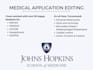 perfect your medical and dental school secondary as a hopkins med student