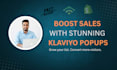 design high converting klaviyo popup, signup form
