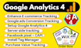 setup google analytics 4, ga4 ecommerce tracking, fb pixel, conversion api