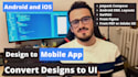 convert figma to android, flutter, jetpack compose, or swiftui app