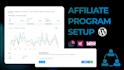 setup affiliate program for wordpress website and referral links