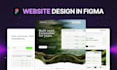 design a modern figma website UI UX