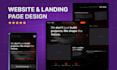 design your website in figma, ui ux design, landing page