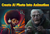 animation and loop ai artwork into gif or video