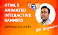 create interactive HTML rich media animated banner ads