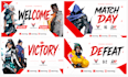 design esports gaming poster and banner design