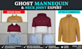 do symmetrical neck joint, wrinkle removal, and clothing shaping for ecommerce