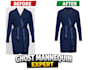 do symmetrical neck joint, wrinkle removal, and clothing shaping for ecommerce