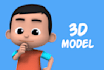 create 3d model and character
