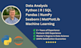 do machine learning and analysis in python, using ai, ml