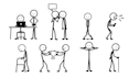 create unique stickman figures for your needs
