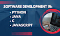 write python, java, c and javascript programs