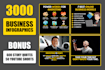 design 3000 business infographics quotes for instagram