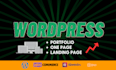 create fast and efficient wordpress website