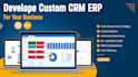 develop fully custom CRM and erp saas based solutions for your business