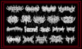 create a death metal band logo