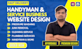 do professional handyman, junk removal, plumbing or pressure washing website