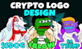create crypto meme token logo