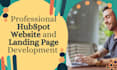 develop professional hubspot website and landing page