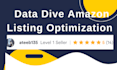 do amazon listing SEO using data dive keyword research for amazon PPC