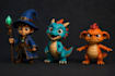 3d model your characters and animations