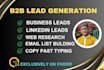 do b2b lead generation and data entry services