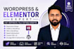 be your elementor expert for your wordpress website