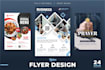design professional flyer, brochure, poster, banner