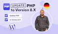 update PHP version, wp core, plugins, themes and fix compatibility issues
