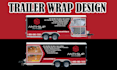do trailer wrap, vehicle wrap, car warp, boat, van, wrap design