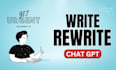 urgently write or edit, and rewrite human like ai content