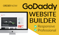 create responsive and professional godaddy website