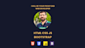 be frontend developer in figma to html css tailwind, react