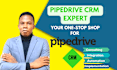 provide pipedrive CRM consulting, setup, integrate, and automate pipedrive CRM
