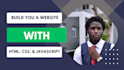 build a basic website using HTML, CSS, and javascript