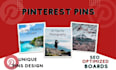 create pinterest pins with SEO optimized boards