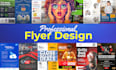 design professional flyer, poster, creative ad for your business