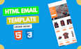 design and code HTML email template