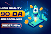 90 unique dofollow backlinks da 40 to 90 plus