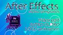 template editing, after effects animated logo, intro video