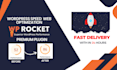 wordpress speed optimization with premium wprocket free CDN