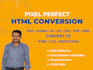convert PSD to html figma to html xd to html css bootstrap 5 responsive website