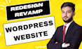 redesign or revamp wordpress website using elementor