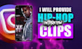 create hip hop interview clips for your brand