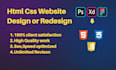 create custom website html template using html css js