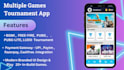 developed tournament app with admin panel for bgmi free fire pubg