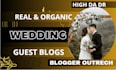 wedding guest post high dr backlinks on wedding blogs